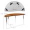 Flash Furniture 60 W, 60 L, 30.25 H, Chrome, Laminate, Particleboard, Plastic, Steel XU-GRP-16CH-A60-HCIRC-OAK-T-A-GG - alternate 8